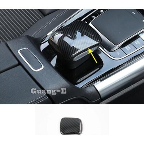 Car Sticker Styling Cover Inner Middle Front Shift Stall Paddle Cup Lamp Frame Trim Parts 1pcs For Mercedes Benz GLA 2020 2021