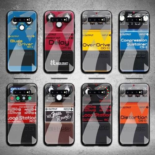 Boss Distorion Pedal Phone Case Tempered Glass For Samsung S20 Plus S7 S8 S9 S10 Note 8 9 10 Plus