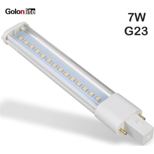 Golonlite G23 led PL lamp LED replacement for 9W-PLS 2 pins 4 pin GX23 2G7 2GX7 white pl 2u 13w 11w LED replacement 8W 7W 5W 4W