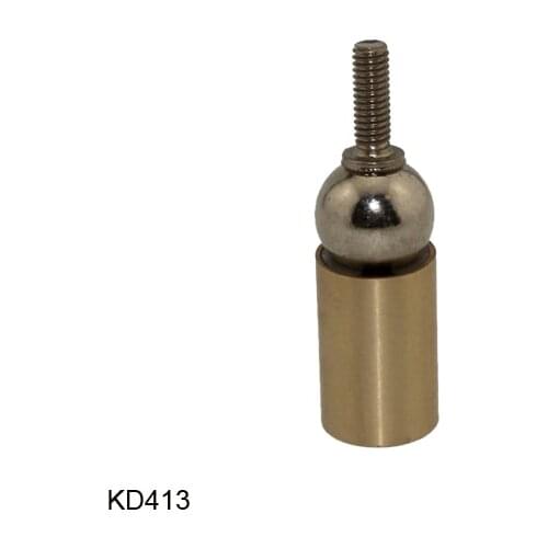KD413 3d printer socket connector Steel ball Brass rod end with thread hole permanent universal magnetic ball joint