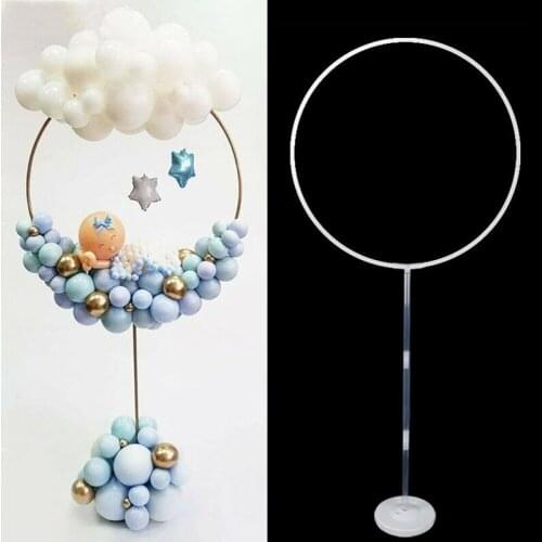 Circle Balloon Arch Frame Balloons Stand Holder Kit Wedding Birthday Party Decor