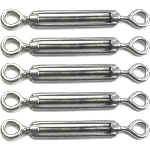 M5 Stainless Steel 304 Eye & Eye Turnbuckle (M5, 5PCS)