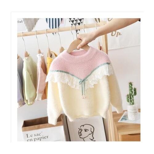 Girls' knitwear thickened