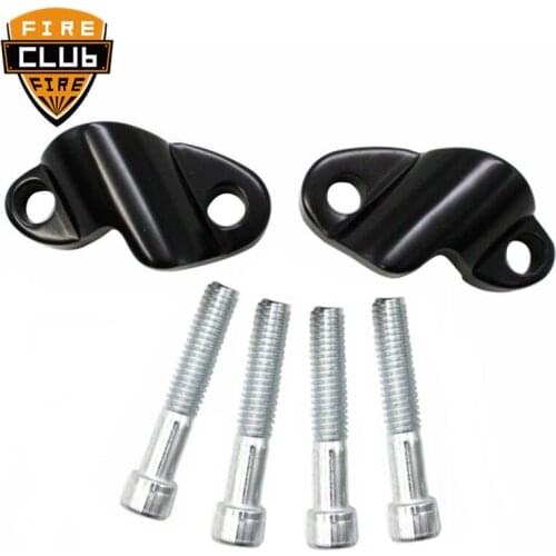 Motorcycle Bar Clamps Raised Handle Bar Risers for Harley 1200X 48 Handlebars