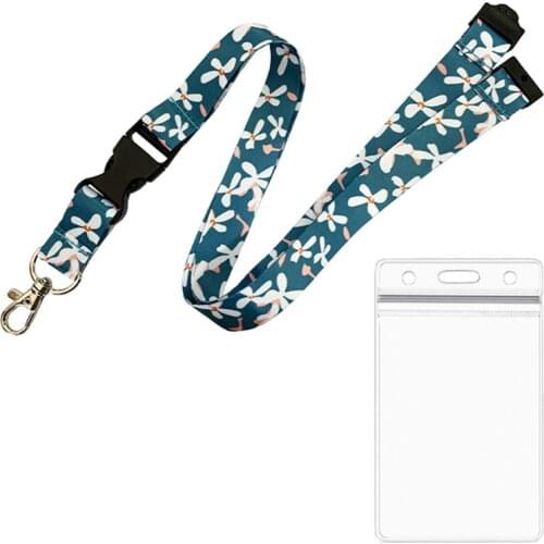 Lanyard strap for phone badge holder lanyard keychain mobile phone accessories lanyards id badge holder landyard neck