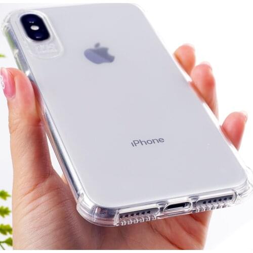 SmartDevil Shockproof Silicone Phone Case For iPhone 11 12 Pro Max X XR XS Case Transparent Protection Back Cover