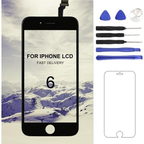 1PC Grade AAA++ Phone Replacement LCD For iphone 6 with Touch Screen Digitizer Display Assembly For iphone 6 LCD No Dead Pixel