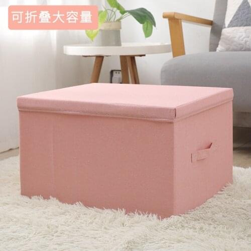 1Pack Storage Bin for Shelves, Fabric Closet Organizer Shelf Cube Box with Handle Home Office Storage Baskets, Large, Gray