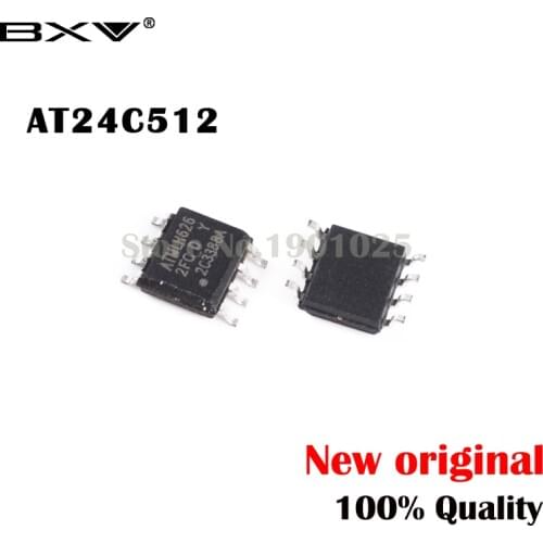 10PCS/LOT AT24C512 SOP 24C512 SOP-8 marking: 2FC AT24C512C-SSHD-T Original free shipping IC