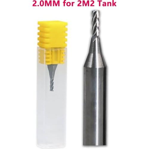 2.0MM Milling Cutter for 2M2 Tank Key Cutting Machine Locksmith Tool