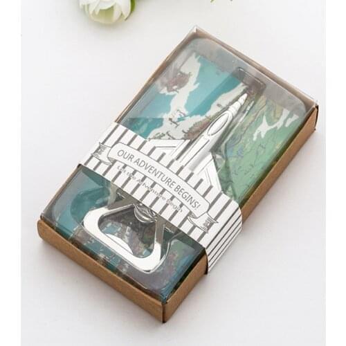 50pcs/lot New Arrival Airplane Bottle Opener Antique Plane Shaped Beer Bottle Opener Wedding Gift Party Favors Kitchen Tools