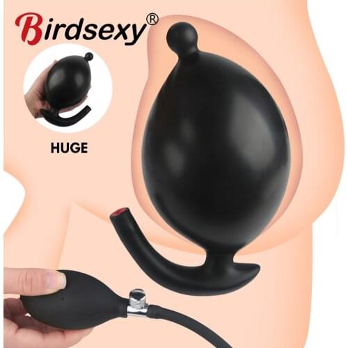 Anal Plug Adult Sex Toys Inflatable Pump Butt Plug Dildo Prostate Massager Anus Extender Dilatador Sexules Toy for Women Man Gay