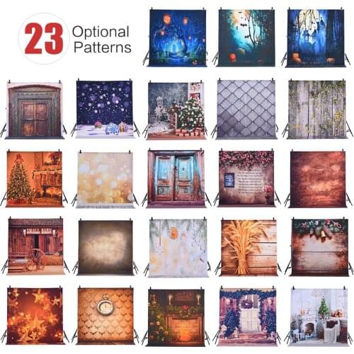 Andoer Photography Background Backdrop Digital Printing Hallowmas Halloween Pumpkin Graveyard Bat Pattern for Photo Studio