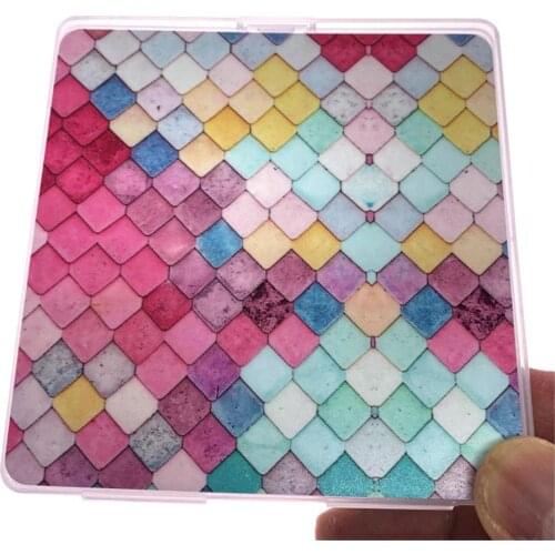 Cute Cartoons Cat Weather Dustproof Face Shield Mask Storage Box Disposable Face Nose Cover Organizer Holder Mask Storage Case