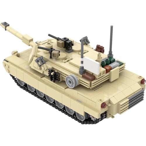 Kids Toys 972 PCS MOC Military Army Tank Building Blocks Modular Transportation Vehicles Block Model