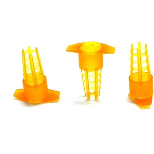 300PCS Beekeeping King Protective Bee Queen Cage House Rearing System Cover Catcher Plastic Cell Ferramentas Supplies For Bees