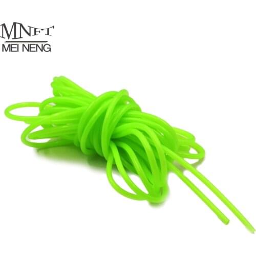 MNFT 5M Fishing Night Luminous Tube Green Soft Silicone Fishing Sleeves Fishing Rig Hook Line Glow Pipe Light Tackle