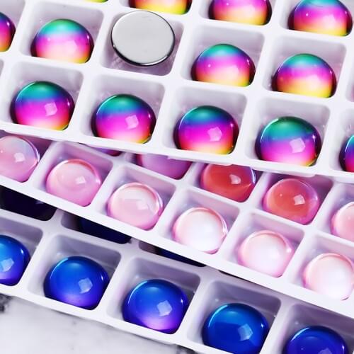 Round Transparent Glass Nail Rhinestone Strass Non Hotfix Crystal Jewelry Rhinestones For Clothes DIY Nail Art Decorations