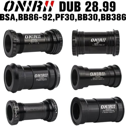 ONIRII DUB Bicycles Bottom Bracket, 28.99 mm BB Sealed Bearing for Road MTB Bike SRAM DUB-BSA BB86-92 PF30 BB30 BB386 Parts