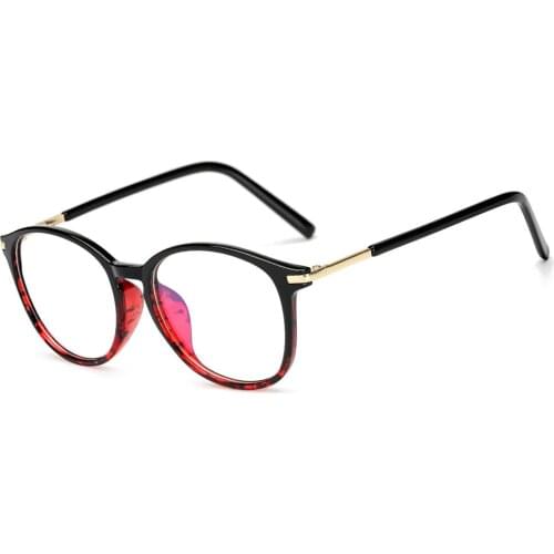 New Fashion Clear Lens Glasses Women Reading Computer Eyeglasses Men Vintage Glasses Optical Oculos Ultra Light Frame 8023A