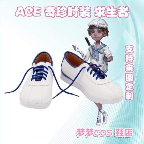 Game Identity V Survivor Mike Morton Acrobat Cosplay Shoes Boots ACE Skin Shoes Custom Made Halloween Party Accessories