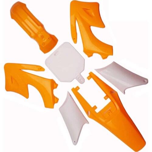 Orange Plastic Cover Fairing Kits Mudguard Fenders For APOLLO ORION 70CC 110CC 125CC 150CC DIRT BIKE Atomik