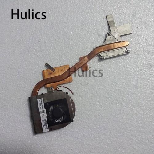 Hulics Original For DELL laptop heatsink cooling fan cpu cooler 15R M5010 CPU heatsink OK74YV 0K74YV