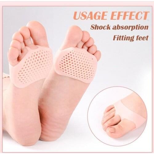 Silicone Honeycomb Forefoot Pad Insoles Women High Heel Shoes Foot Insole Prevent Friction Pain Relief Accessories For Women
