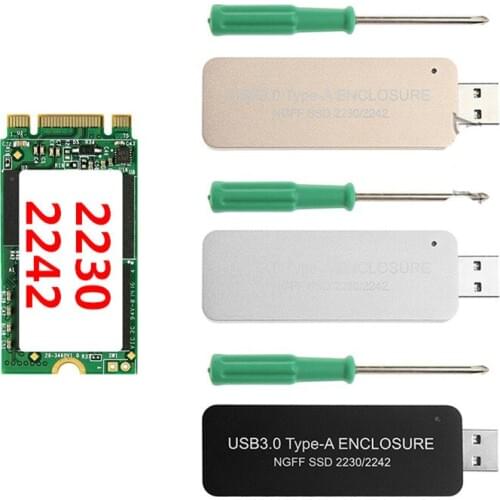 SP Mobile SSD Box NGFF M.2 SATA TO USB3.0 SSD Hard Disk Box USB3.0 Inline Portable M.2 Hard Disk Box Support 2230 2242