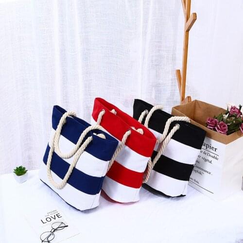 Ladies Shoulder Bag Women Stripe Joining Together Bag Mommy Bag Girl Portable Tourism Shopping Bag Birthday Gift
