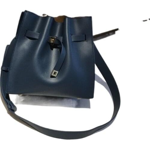 Bags Women 2020 New Cowhide Ladies Handbags Temperament Fashion All-match Large-capacity One-shoulder Messenger Bag