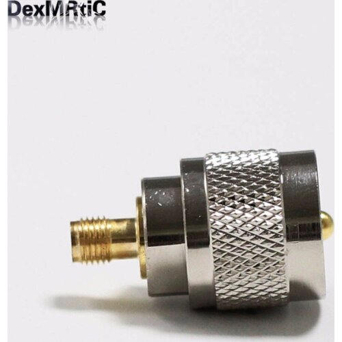 1pc UHF Male Plug switch SMA Female Jack RF Coax Adapter convertor Straight Goldplated NEW wholesale