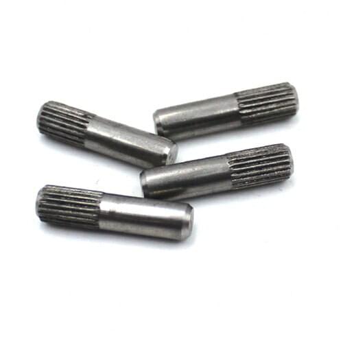 35PCS M3 Hinge Column pin Knurled Cylindrical pins toys Connecting rod 10mm-25mm length
