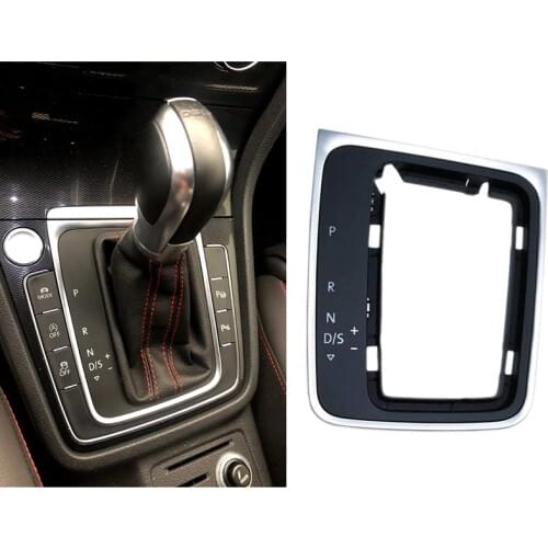 Car Gear Frame Bracket Circle Gear Shift Knob Base Trim Circle Automatic Gear Shift Knob for DSG for Golf 7 7.5