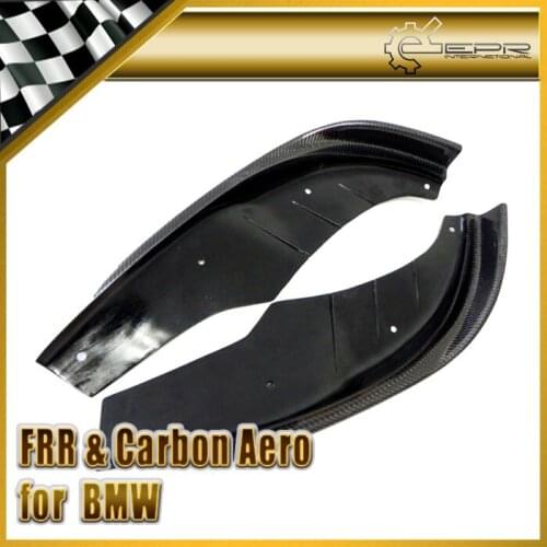 Car Styling For BMW F10 5-Series 528 535 550 Carbon Fiber Front Splitter 2pcs