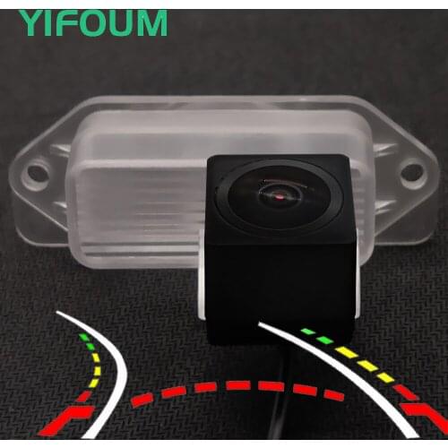 AHD Fisheye Dynamic Trajectory Car Rear View Wireless Camera For Mitsubishi Savrin Colt Grandis MPV Space EX Lancer GT Galant
