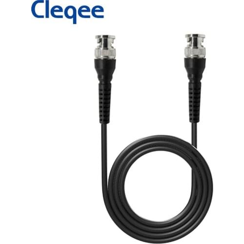 Cleqee P1013 BNC Q9 Male Plug To BNC Q9 Male Plug Oscilloscope Test Probe Cable Lead 100CM BNC-BNC 500V 5A