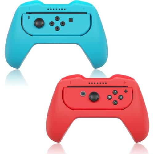Leyu 2 Pcs NintendoSwitch Joy-con Handle Grip Joycon Stand Confortable Controller Holder for Nintendo Switch Game Accessories