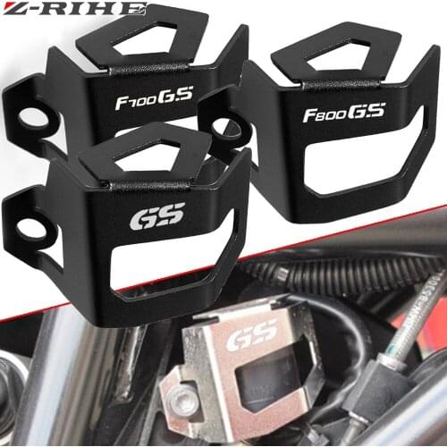 For BMW F800GS Motorcycle Rear Brake Fluid Reservoir Guard Cap Oil Cup Cover Bracket Mount Support Kit Protect Cover F700GS GS