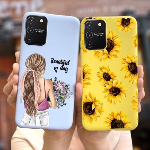 For Samsung S10 Lite Case Cute Sunflower Soft TPU Back Cover For Samsung Galaxy S10 Lite SM-G770F S10Lite Phone Cases 6.7'' Capa