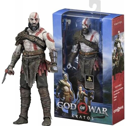 God of War Figure Ghost of Sparta Kratos Action Figures NECA PS4 Collectible Model Toy Gift Doll 18CM