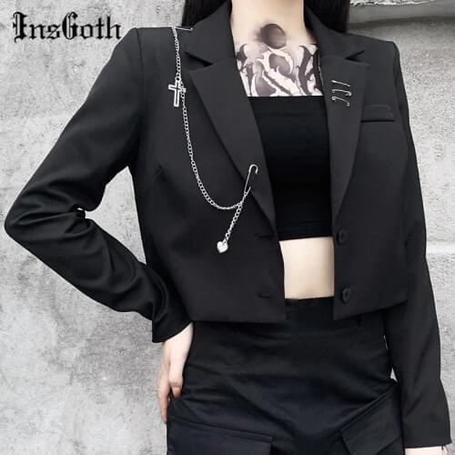 INSGOTH Women's Office Blazers