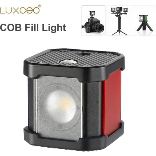 Luxceo P4 COB Fill Light for Gopro Action Camera Waterproof IP68 Underwater Dive 30m Universal Mini Video Light for DSLR Camera