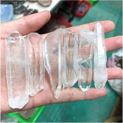 Natural Crystal Spiritual Clear Quartz Specimen Raw Rough Point For Christmas Decorations