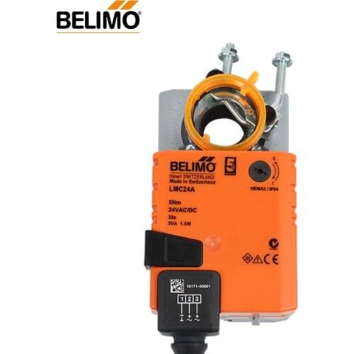 Switzerland Belimo 5 Nm 24 V LMC24A damper actuator for adjusting dampers in technical building installations