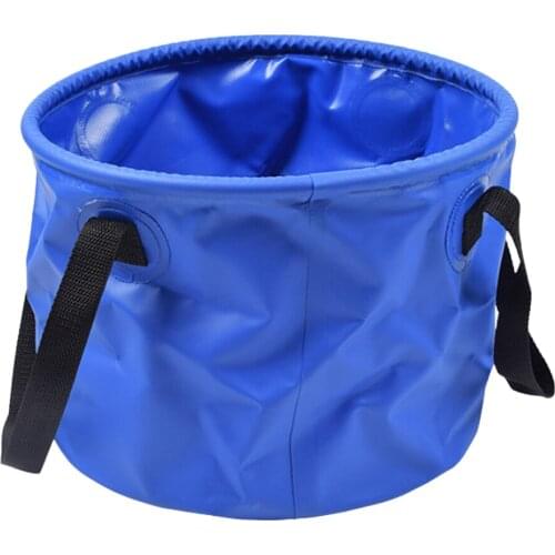 PVC Collapsible Folding Water Bucket Foldable design Fishing Bag 10/20/30L for Camping Hiking Travel Fishing Bags