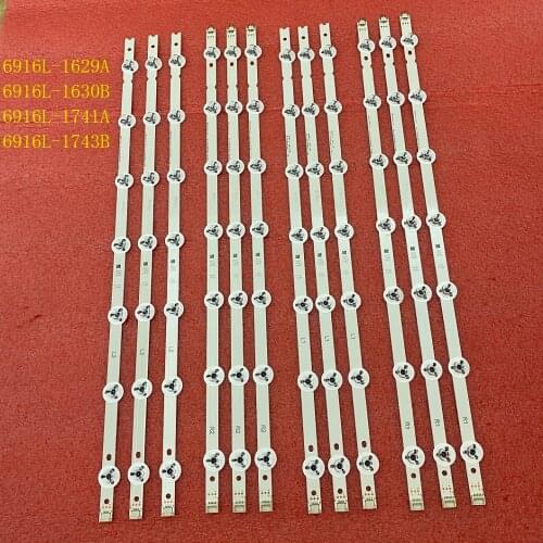 12pcs LED backlight strip for LG 55LB677V 55LB670V 55LB679V 55LB690V 55LB700V 55LB720V 55LB730V 6916L-1629A 1630B 1743B 1741A