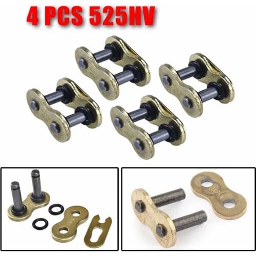 4x Motorcycle Drive Chain O-Ring O Ring 520 HV-120L Universal Rivet Connecting Links for 428 520 525 530 428 520 525H 530H