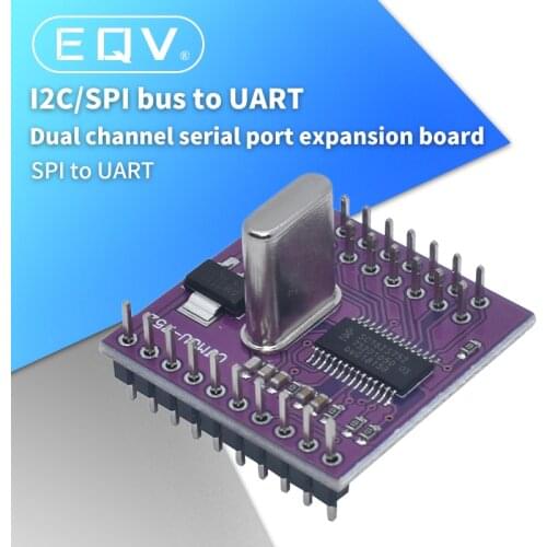 1PCS CJMCU-752 SC16IS752 I2C/SPI bus interface to dual channel UART conversion module