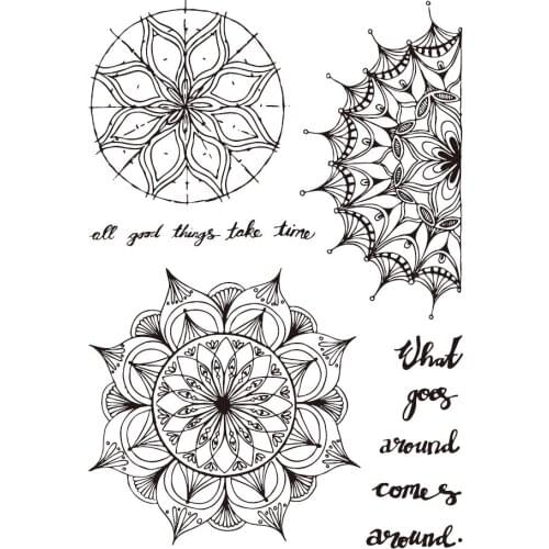 Background Transparent Clear Silicone Stamp/Seal for DIY scrapbooking/photo album Decorative clear stamp sheets A2265